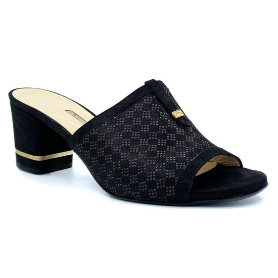 Сабо Giuseppe Mancini черные замшевые - фото 2, 