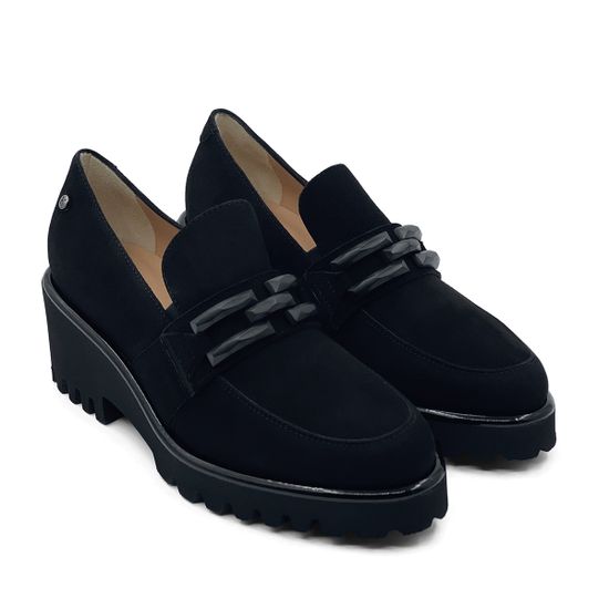 Лоферы KELTON замшевые черные - фото 8, 