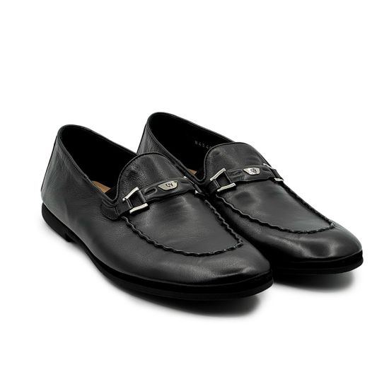 Лоферы Giampieronicola черные кожаные - фото 8, N45407A  GPN NERO