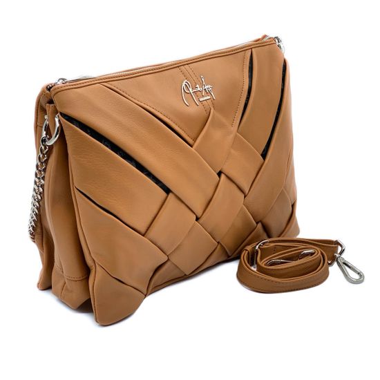 Сумка Renato Angi рыжая кожаная плетеная - фото 2, 2703581 RA MORO