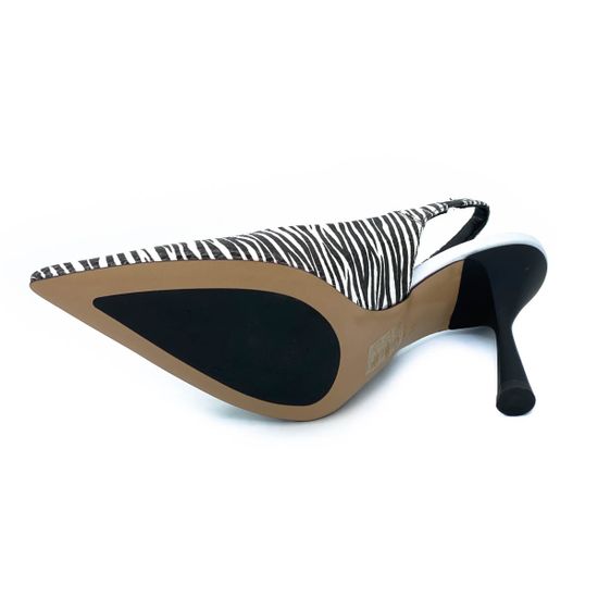 Туфли Tiffi черно-белые из ламинированной кожи - фото 4, 