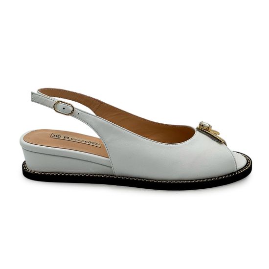 Босоножки ilasio Renzoni белые кожаные - фото 1, H6590 IR BIANCO