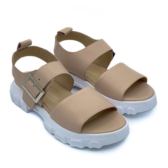 Босоножки Cover пудровые кожаные - фото 7, 9053-1 COV PINK