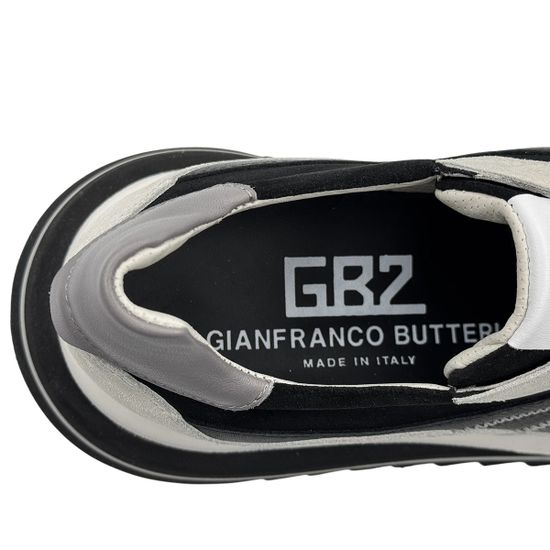 Кроссовки GIANFRANCO BUTTERI черные/серые кожаные/замшевые - фото 8, 48524 BUT