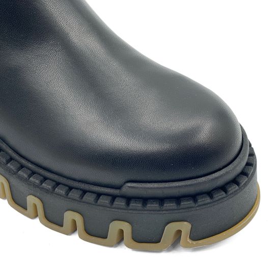 Ботинки челси NILA NILA черные кожаные демисезонные - фото 5, CC23012 NIL NERO