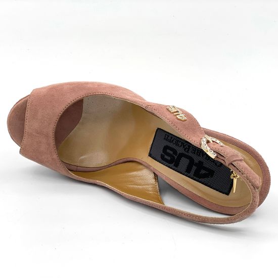 Босоножки Cesare Paciotti замшевые розовые - фото 5, 