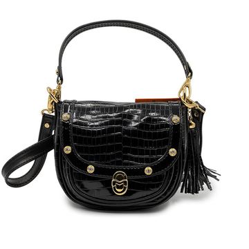 Сумка Кросс-боди Marino Orlandi черная кожаная - фото 1, 1720 MO NAPPA NERO