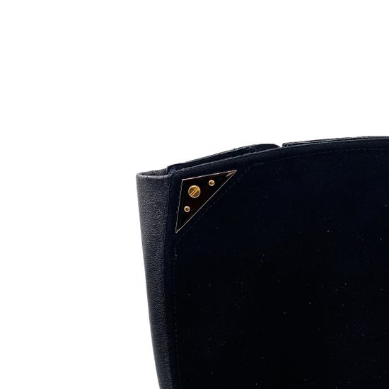 Сапоги Le Pepe черные замшевые демисезонные - фото 3, 