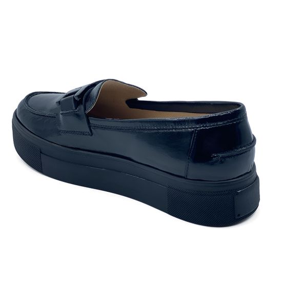 Лоферы Cover черные наплак - фото 3, 