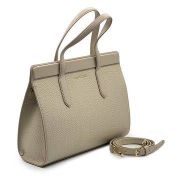 Саквояж Gilda Tonelli бежевый кожаный - фото 2, 1081 TON BEIGE