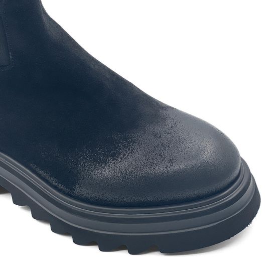 Сапоги Fru.It черные замшевые на байке - фото 4, 8392L FR