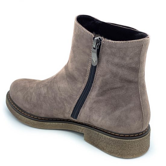 Ботинки Cover бежевые замшевые МЕХ - фото 3, 