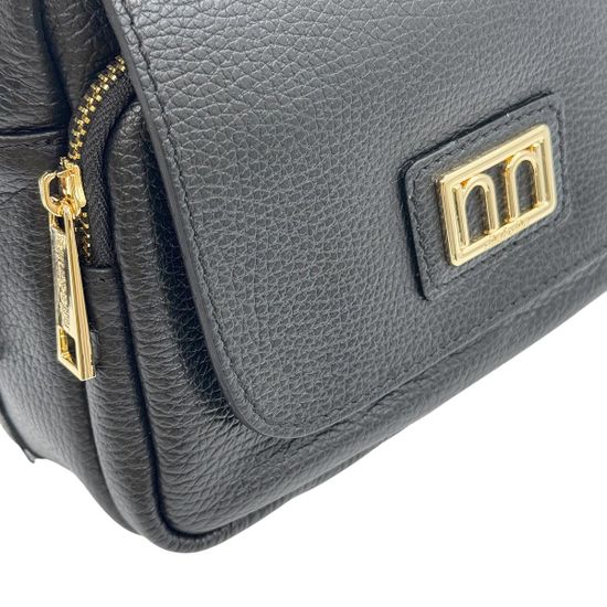 Сумка кросс-боди NILA&NILA черная кожаная - фото 4, BNN7032 NIL NERO