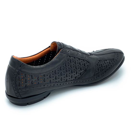 Туфли Ernesto Dolani черные кожаные - фото 3, 