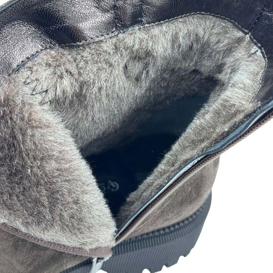 Ботинки CV COVER замшевые на шерсти коричневые - фото 7, 780-231-3 COV MORO