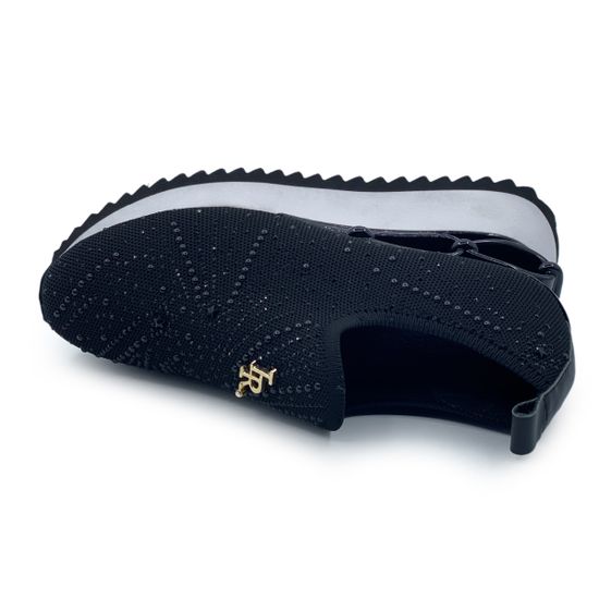 Кроссовки Ilasio Renzoni черные стрейч текстиль - фото 5, 