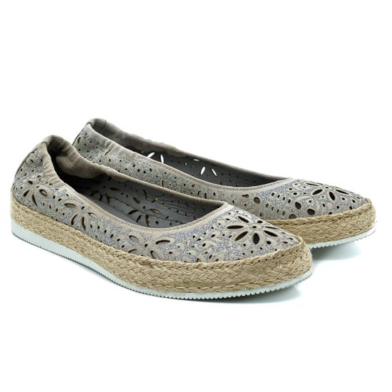 Эспадрильи Fru.it бежевые замшевые - фото 7, 