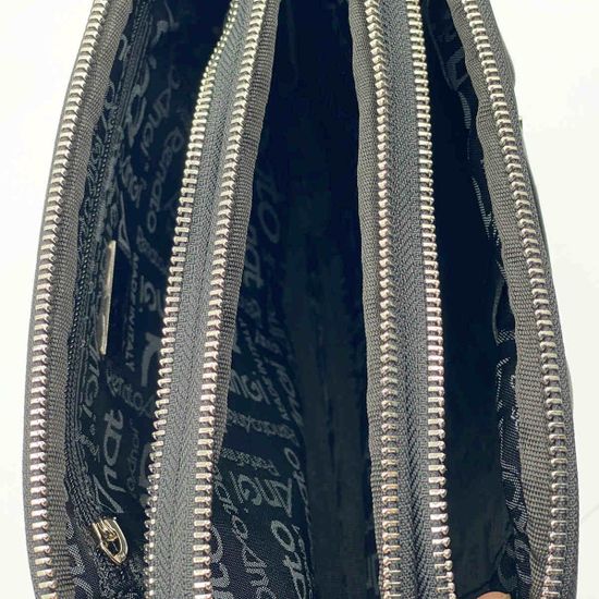 Сумка кросс-боди Renato Angi черная кожаная плетеная - фото 5, 