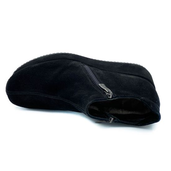 Ботинки Kelton черные замшевые МЕХ - фото 5, 80670 KEL