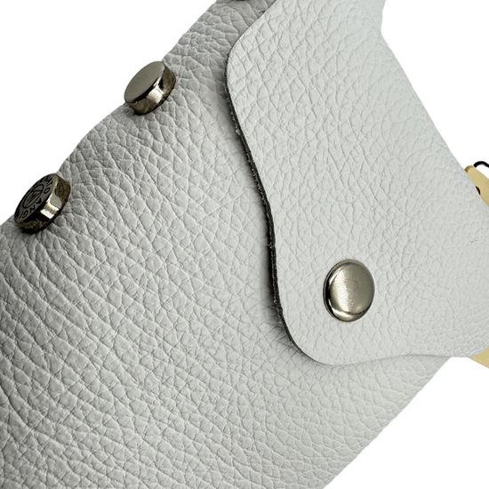 Мини-Сумка кросс-боди Renato Angi белая кожаная - фото 4, 