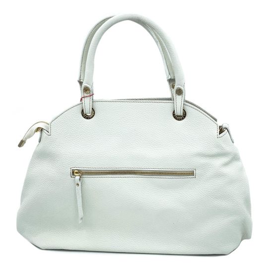 Сумка Marina Creazioni белая кожаная - фото 3, 