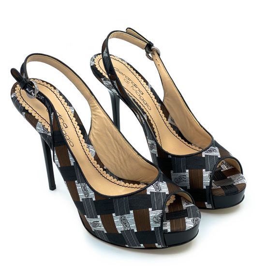 Босоножки Gerardino di Maggio мультиколор  кожаные - фото 6, 1306 GDM