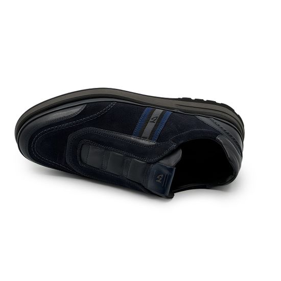 Кроссовки GIAMPIERONICOLA синие замша/кожа демисезонные - фото 5, Y338150 GPN