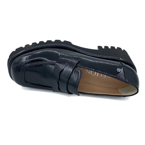 Лоферы Kelton черные наплак - фото 5, AG1314 KEL