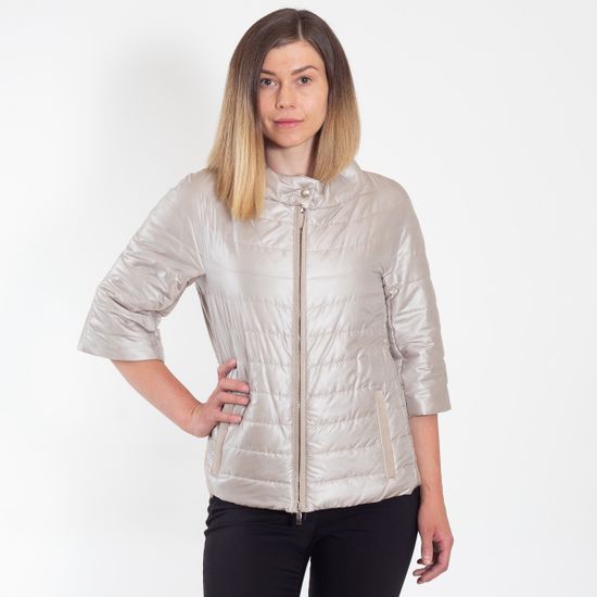 Куртка Galotti текстиль бежевая - фото 4, 