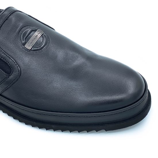 Ботинки Giampieronicola черные кожаные утеплитель - шерсть - фото 6, 