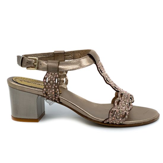 Босоножки Loretta Pettinari золотые - фото 1, 