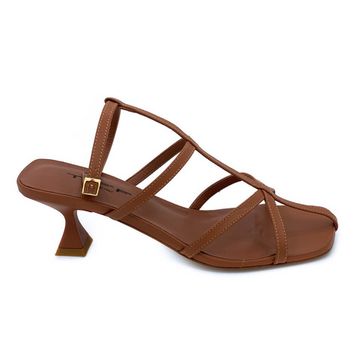 Босоножки Tiffi коричневые кожаные - фото 1, J720/50 TI SELLA