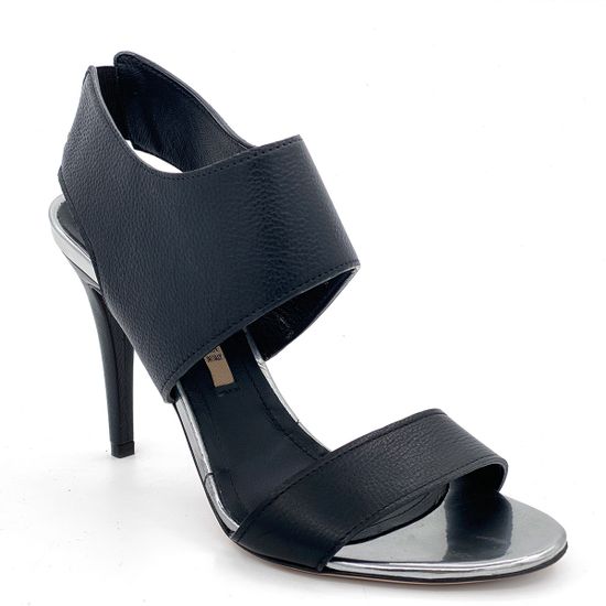 Босоножки Renzi кожаные черные - фото 2, 501500A RZ