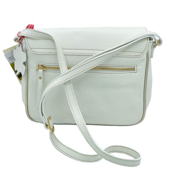 Сумочка Marina Creazioni белая кожаная - фото 3, 