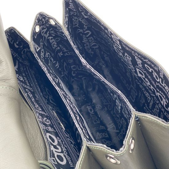 Сумка Renato Angi зеленая кожаная - фото 4, 