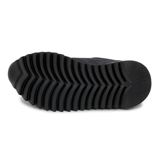 Кроссовки GianFranco Butteri черные/бордовые кожа/замша на меху - фото 4, 48514-B BUT