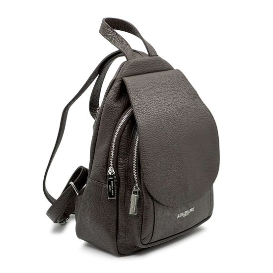 Сумка-рюкзак Renato Angi коричневая кожаная - фото 2, 3360401 RA MORO