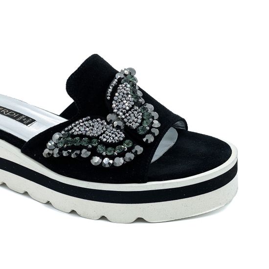 Шлепанцы Luca Verdi черные - фото 6, 