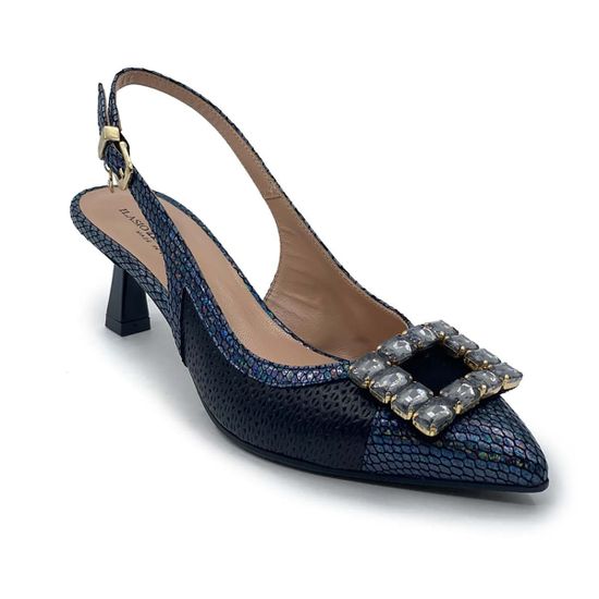 Туфли открытые Ilasio Renzoni черные кожаные - фото 2, 6794 IR NERO