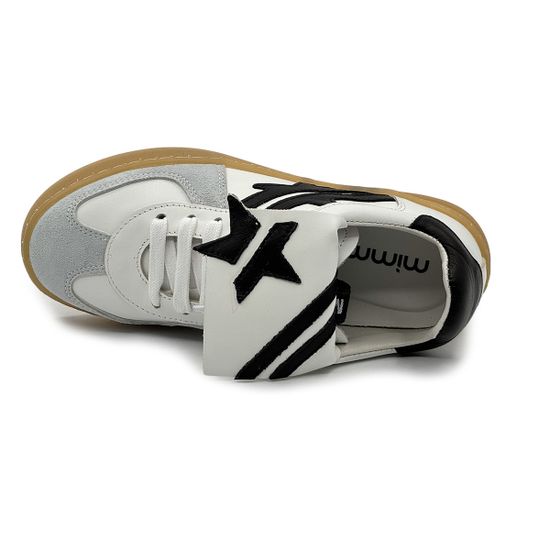 Кеды MIMMU серые/белые замша/кожа демисезонные - фото 5, M079M7 MIM