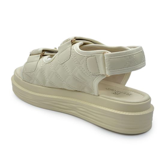 Босоножки Ilasio Renzoni бежевые текстильные - фото 3, M205 IR BEIGE