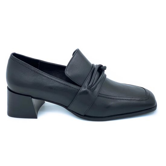 Туфли Jeannot черные кожаные - фото 1, HJ551A JN