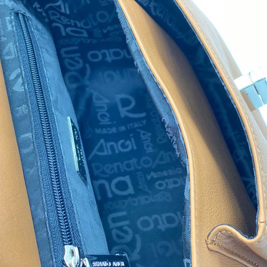 Сумка Renato Angi коричневая кожаная - фото 5, 2701281 RA CUOIO