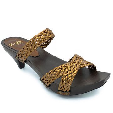 Сабо Fru.it бронзовые кожаные - фото 2, 8132 FR