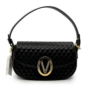 Сумка Valentino Orlandi черная кожаная - фото 1, 7215 VO NERO