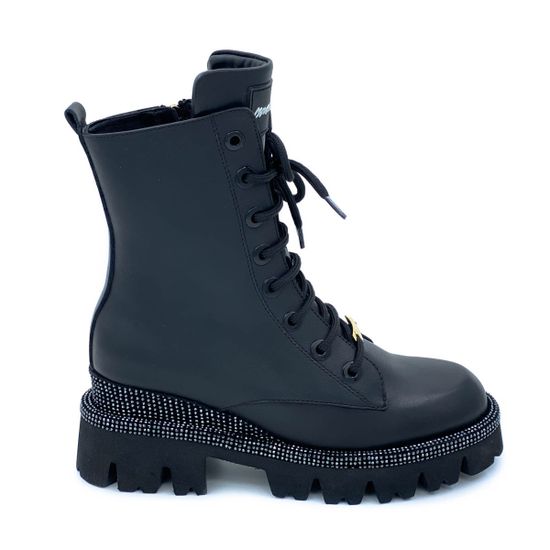 Ботинки Marcelo Lopez черные кожаные демисезонные - фото 1, ER11540 ML