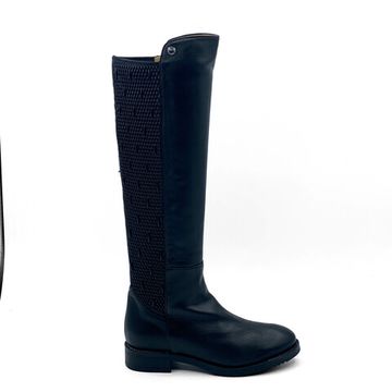 Сапоги MOTCLE черные кожаные евромех - фото 1, MOT1860M MOT