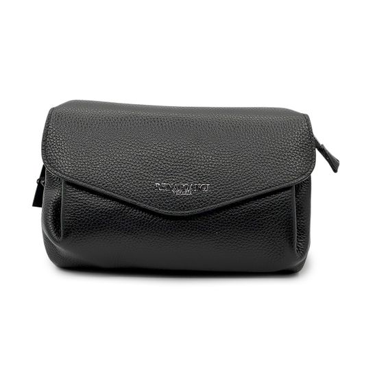 Сумка кросс-боди Renato Angi черная кожаная - фото 1, 3453601 RA NERO