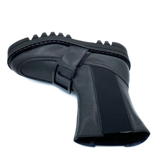 Ботинки Jeannot черные кожаные демисезонные - фото 5, HJ545F JN NERO