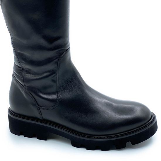 Сапоги Mot CLe черные кожаные демисезонные - фото 4, MOT1608 MOT